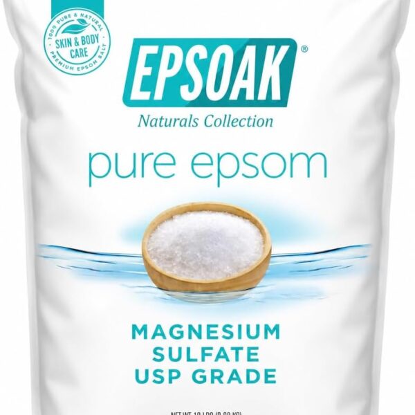 Epsoak Epsom Salt – 19 lb Resealable Bag