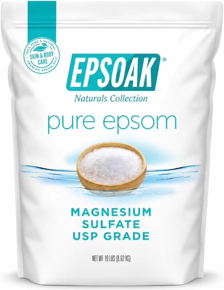 Epsoak Epsom Salt – 19 lb Resealable Bag