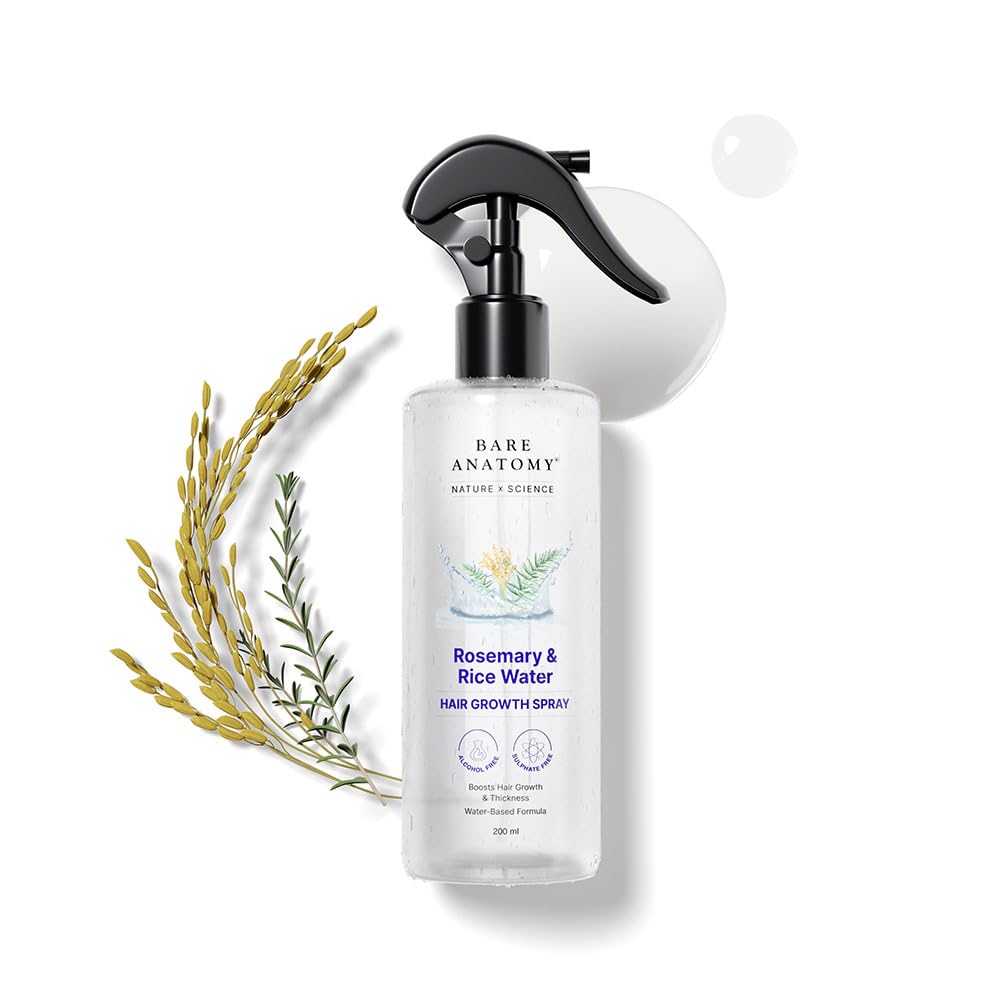 Bare Anatomy Rosemary Water Hair Spray, 200ml