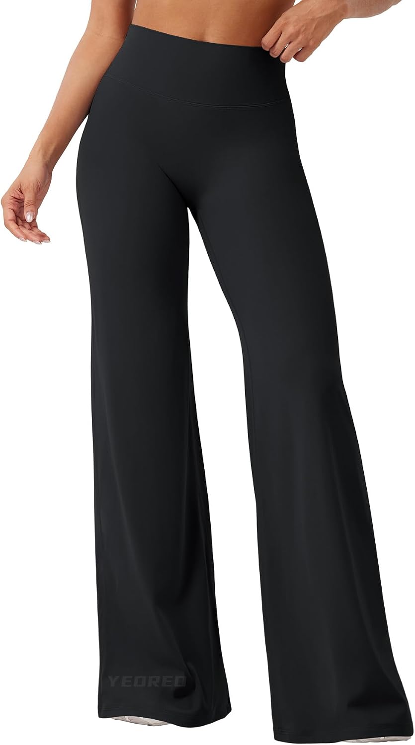 YEOREO Ease Workout Leggings – High-Waist Wide Leg
