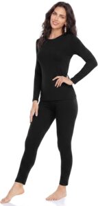 Women’s Fleece-Lined Thermal Underwear Set – Long Johns