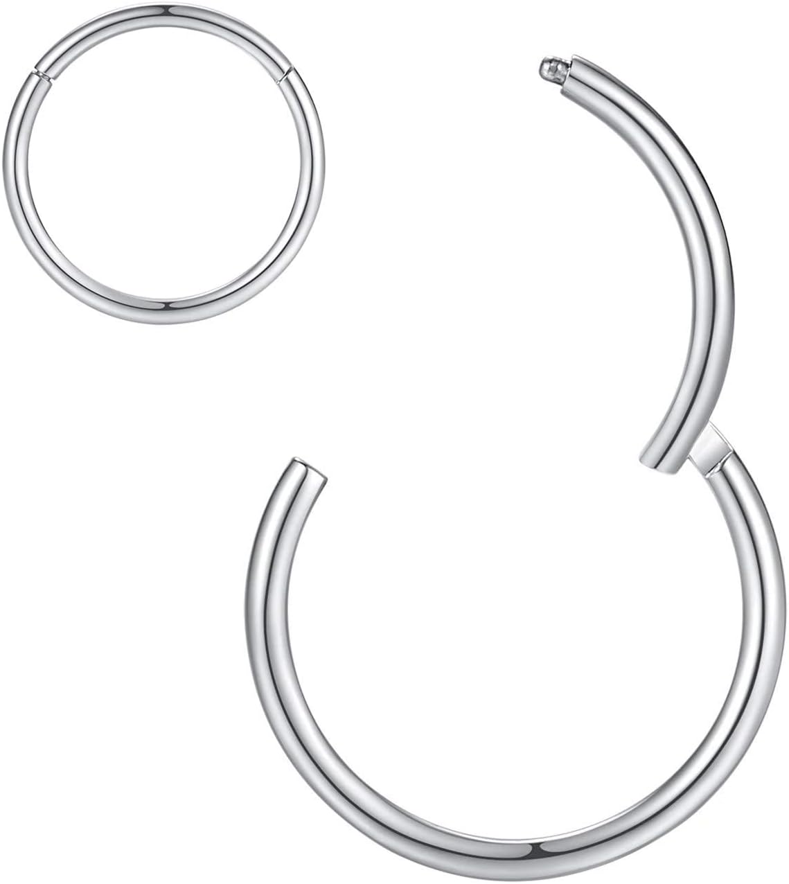 ORANGELOVE Hypoallergenic Nose & Septum Rings – 20G-8G
