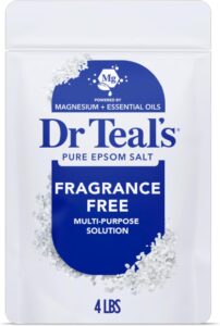 Dr Teal’s Fragrance-Free Epsom Salt – 4 lb