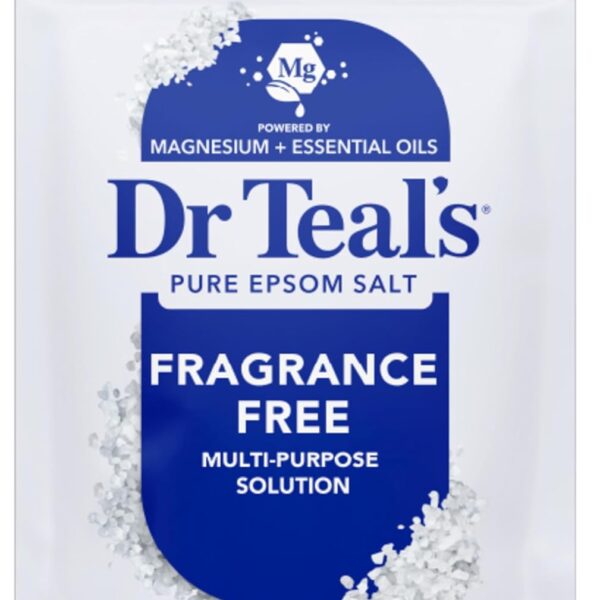 Dr Teal’s Fragrance-Free Epsom Salt – 4 lb