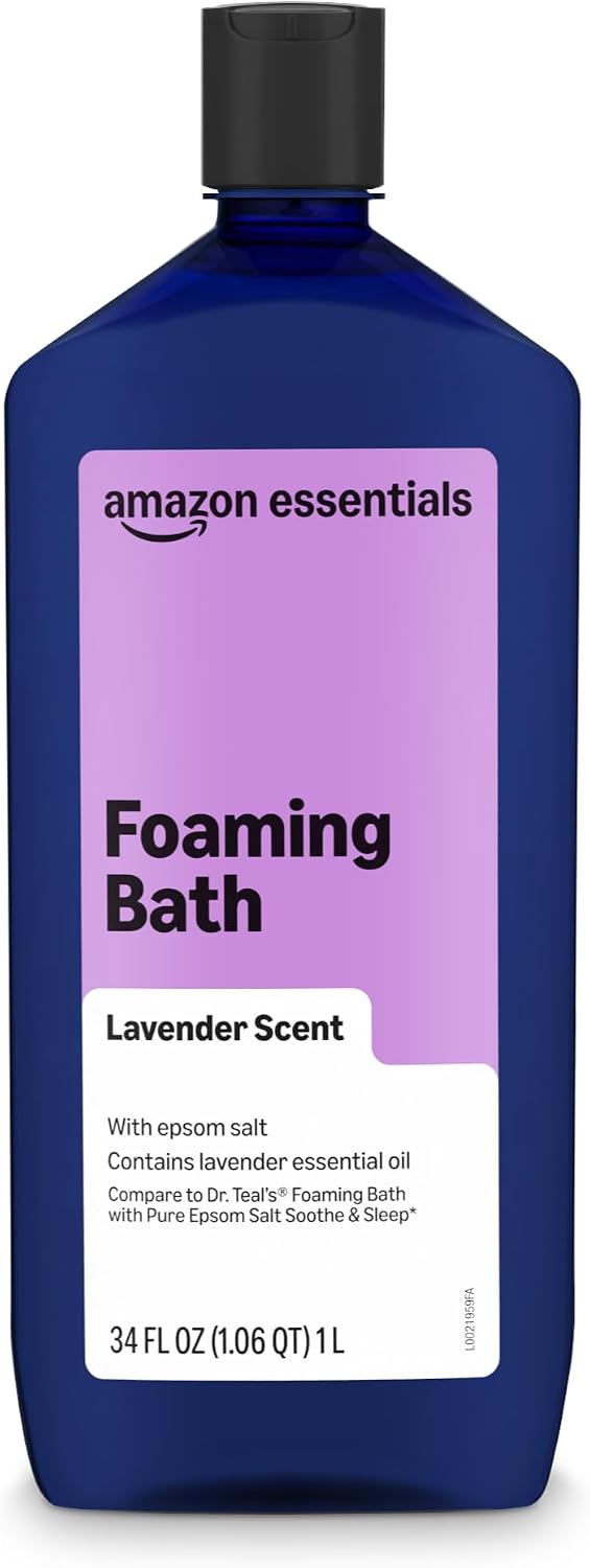 Amazon Essentials Lavender Foaming Bath – 34 oz