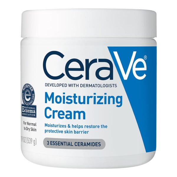 CeraVe Moisturizing Cream – Face & Body, 19 oz