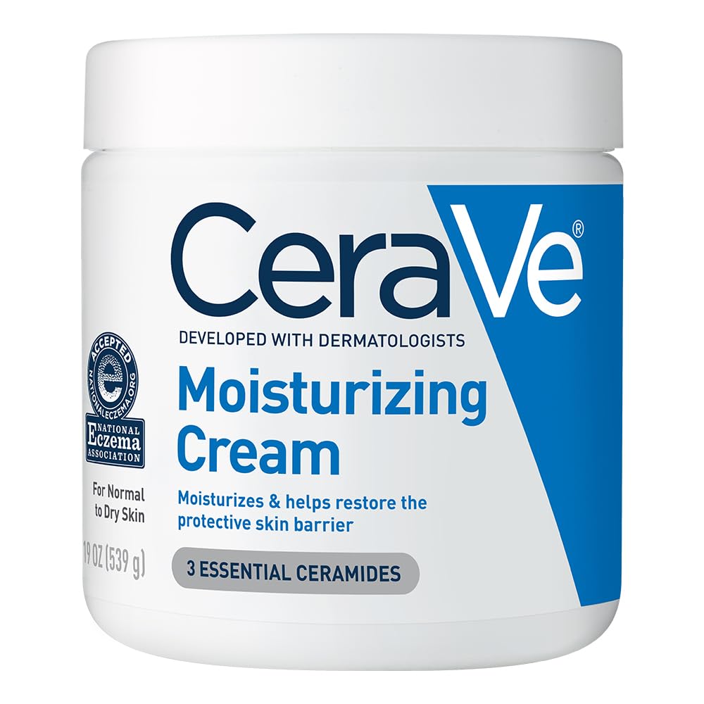 CeraVe Moisturizing Cream – Face & Body, 19 oz