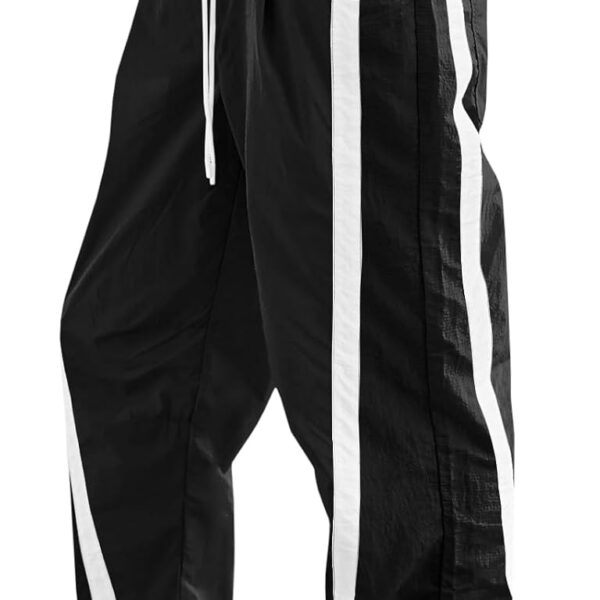 Fisoew Baggy Wide-Leg Pants – Drawstring Y2K Track Pants