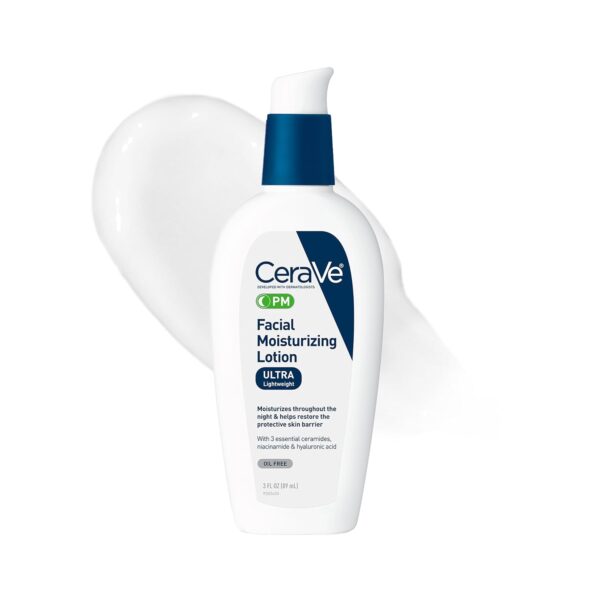 CeraVe PM Facial Moisturizing Lotion, 3 oz
