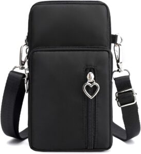 JANKS Mini Crossbody Cell Phone Wallet Purse