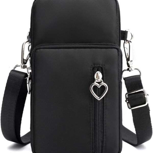 JANKS Mini Crossbody Cell Phone Wallet Purse