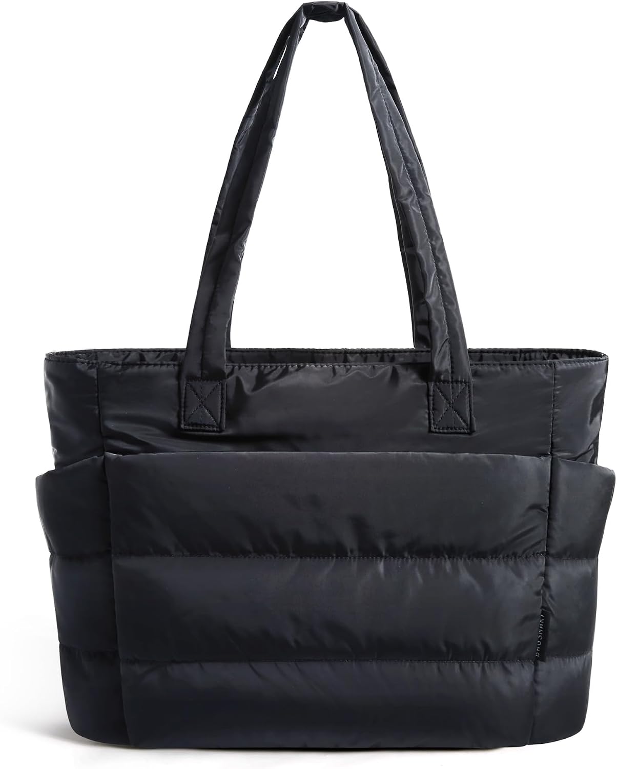 BAGSMART Puffy Laptop Tote – Padded 15.6″ Work Handbag