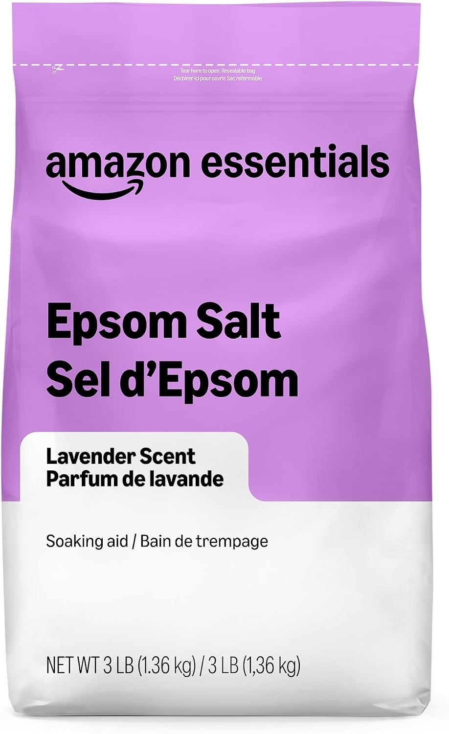 Amazon Essentials Lavender Epsom Salt – 3 lb