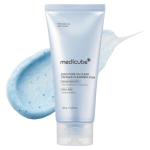medicube Zero Pore Capsule Foam Cleanser, 4.23 oz