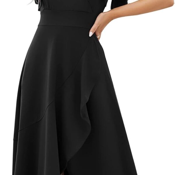 ZZV V-Neck Formal Evening Gown