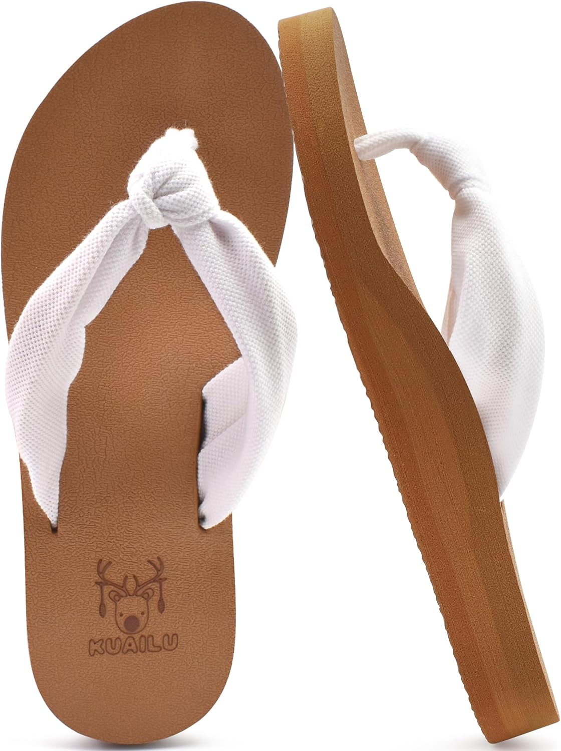 KuaiLu Women’s Arch Support Flip Flops