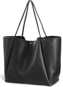 Oversize PU Leather Weekender Tote – Women’s Travel Shopper