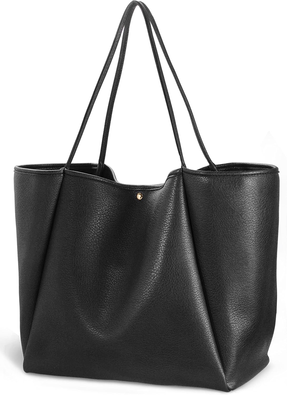 Oversize PU Leather Weekender Tote – Women’s Travel Shopper