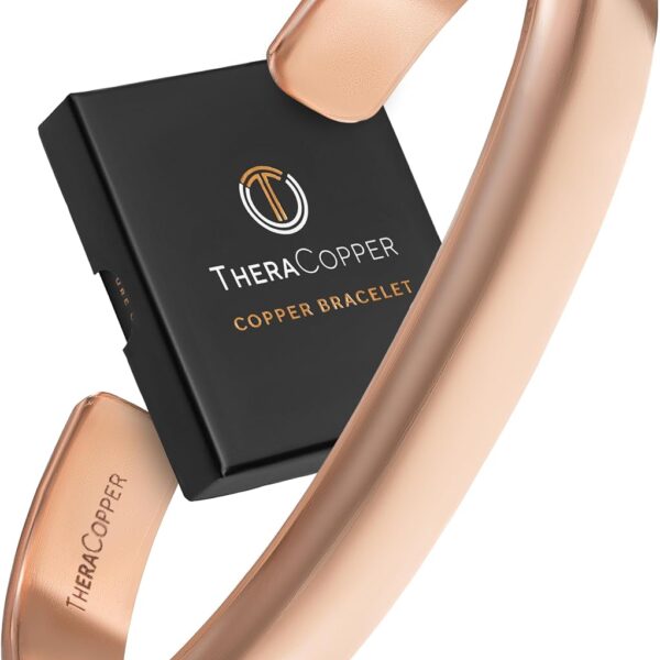 TheraCopper Pure Copper Cuff Bracelet – Adjustable