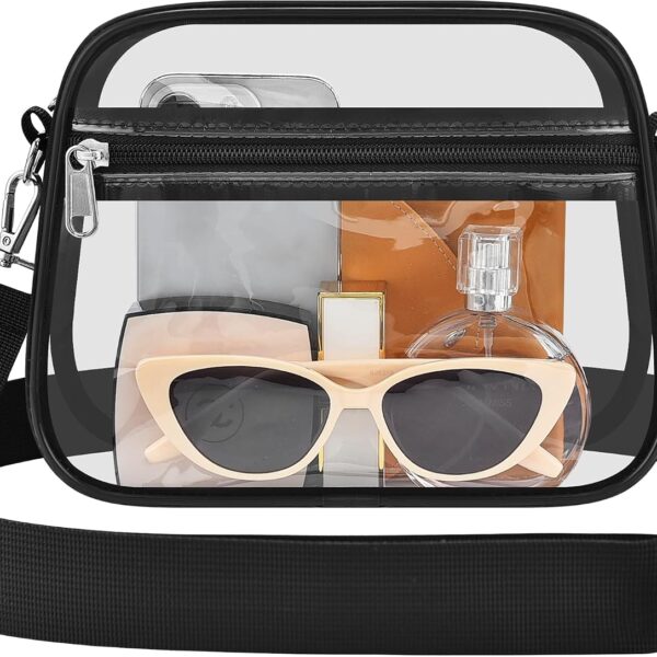 Stadium Approved Clear Top-Handle Handbag – Front Pocket