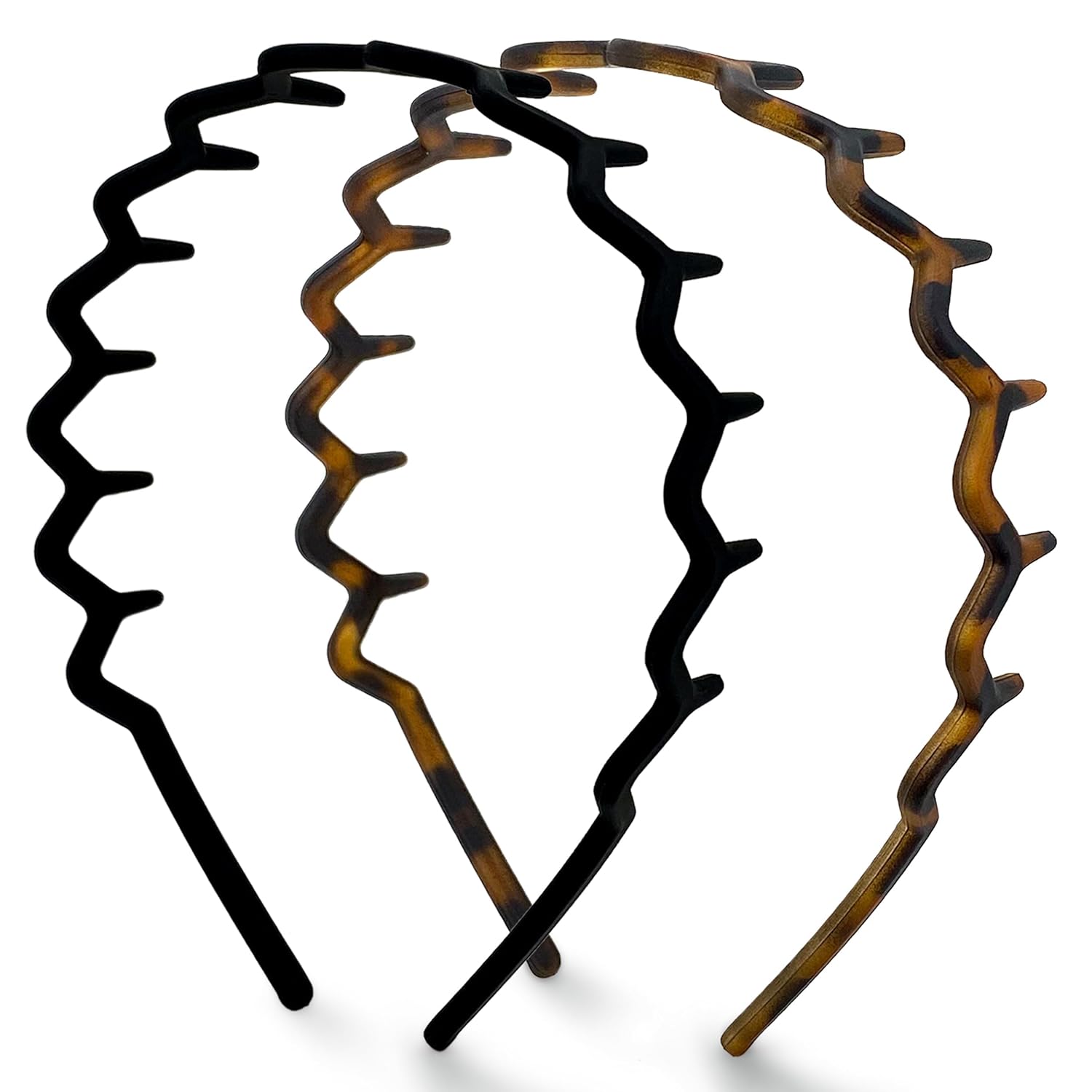 Kitsch Zig Zag Headbands, 2-Pack