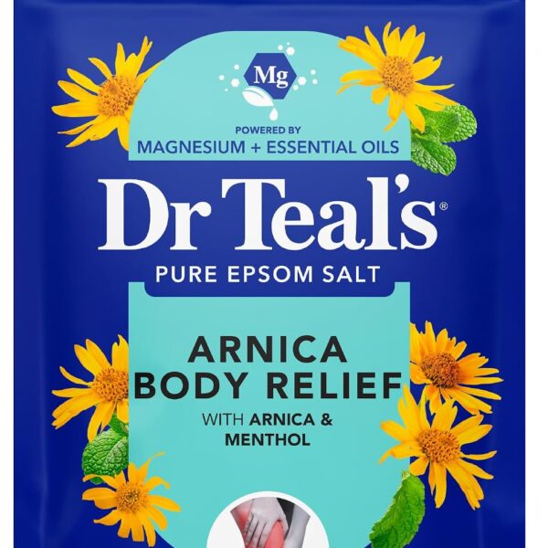 Dr Teal’s Arnica Epsom Salt Soak – Muscle Recovery