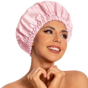Edoneery Reusable Shower Cap – Waterproof Hair Cap