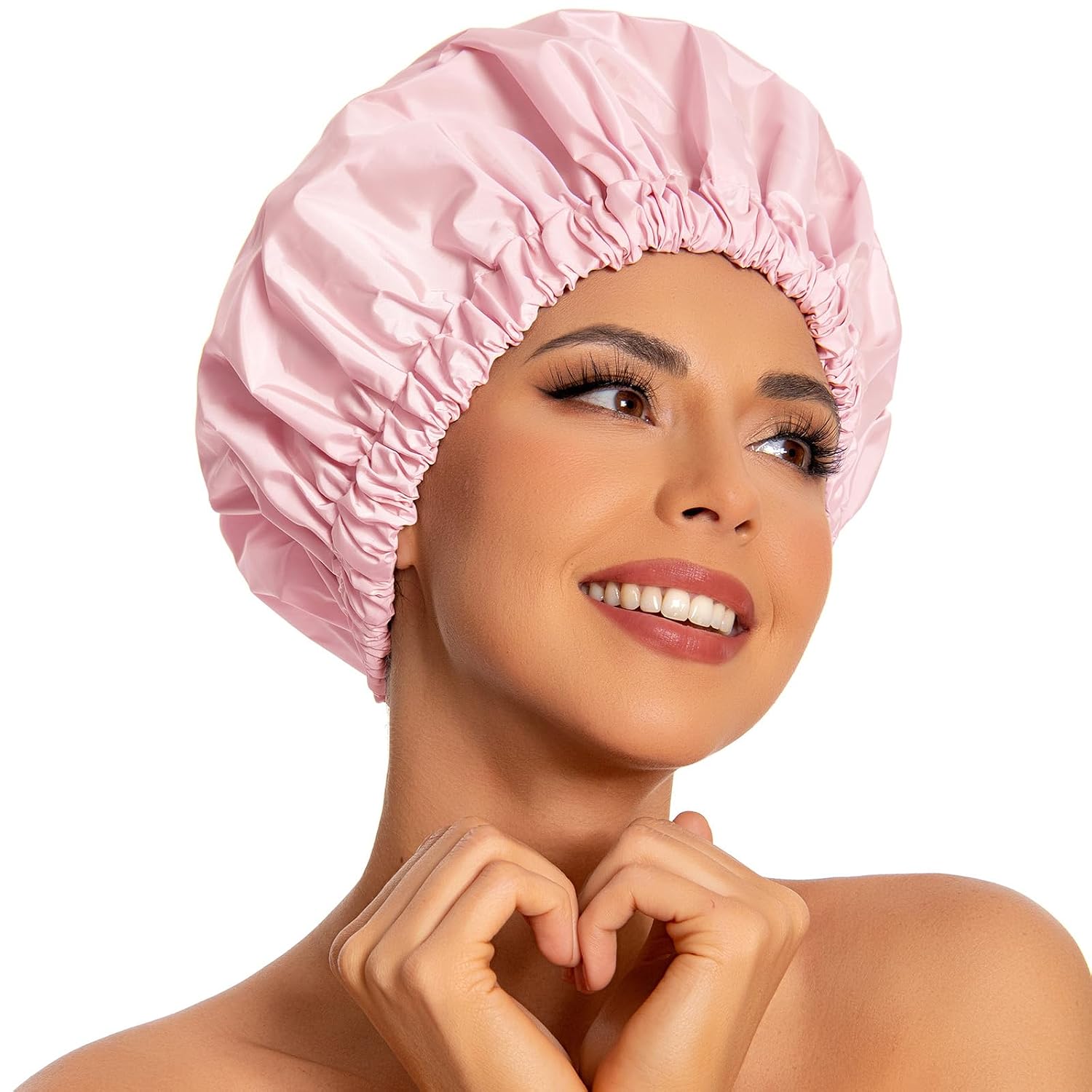 Edoneery Reusable Shower Cap – Waterproof Hair Cap