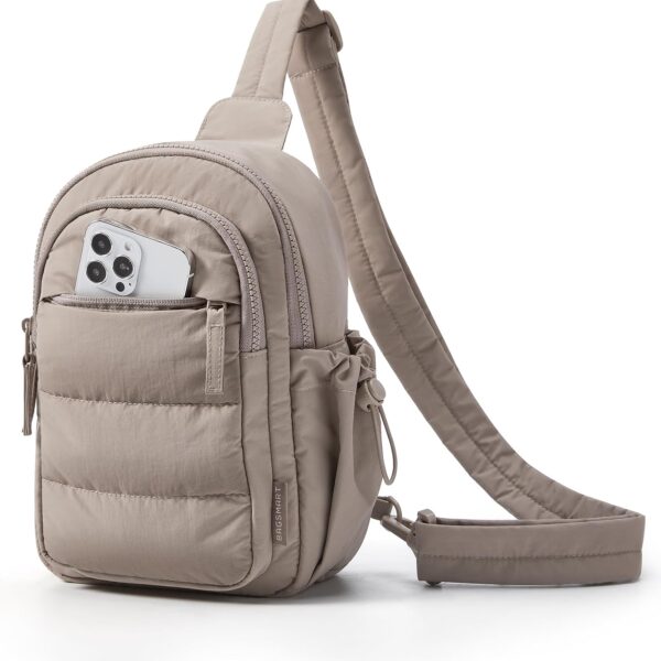BAGSMART Small Puffer Sling Bag – Crossbody Hobo Style