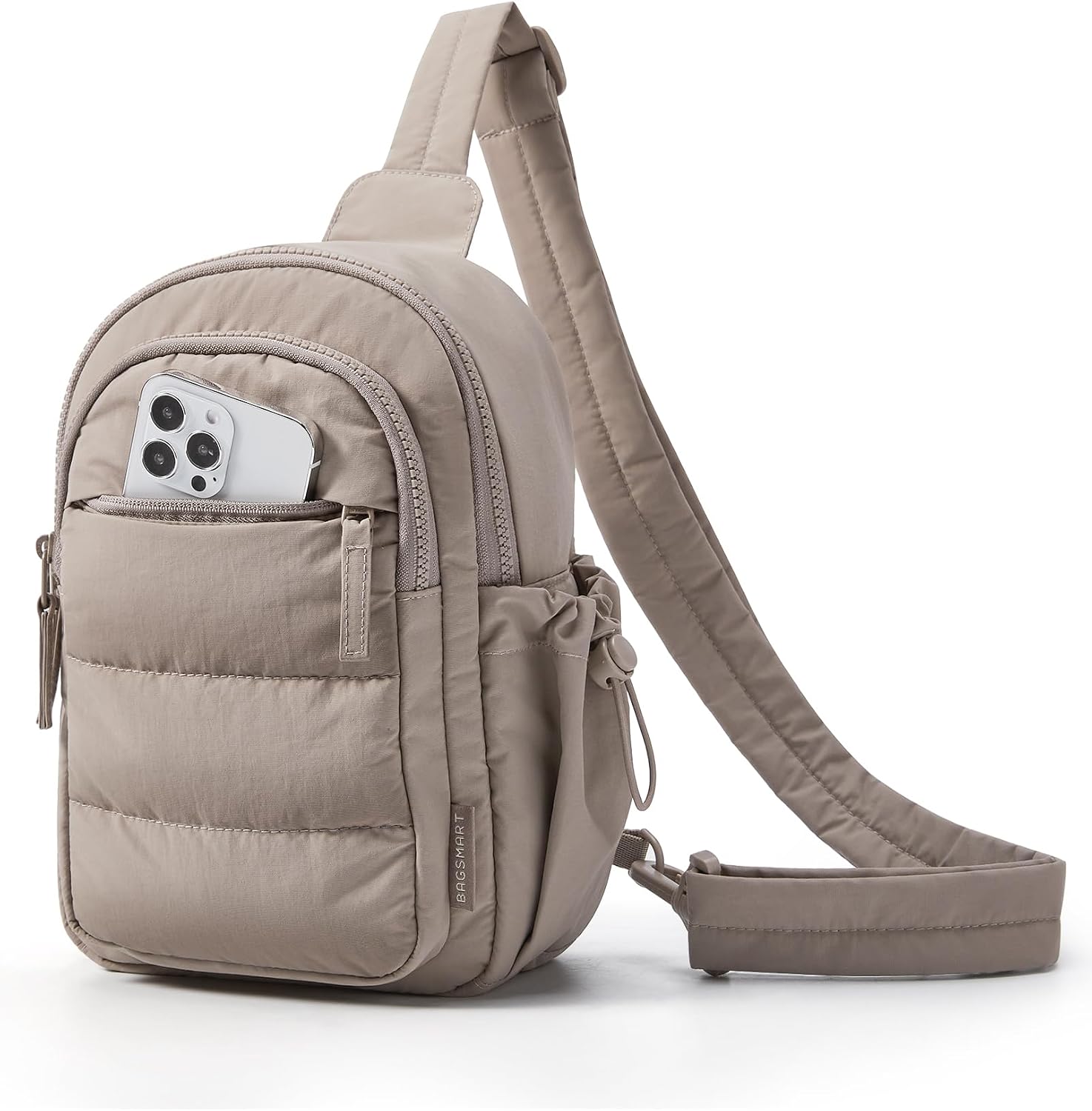 BAGSMART Small Puffer Sling Bag – Crossbody Hobo Style