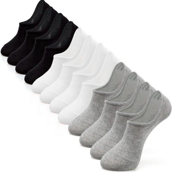 IDEGG No-Show Socks – Anti-Slip Athletic Ankle Socks