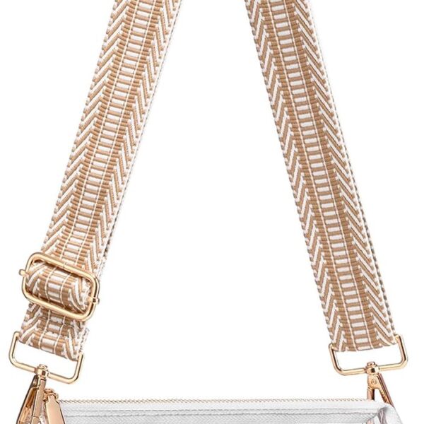BS-VOG Clear Crossbody Stadium Purse with Adjustable Strap