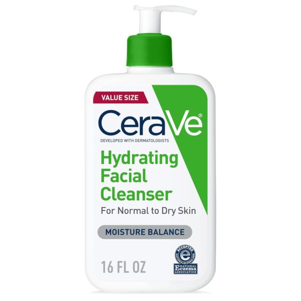 CeraVe Hydrating Facial Cleanser – 16 oz