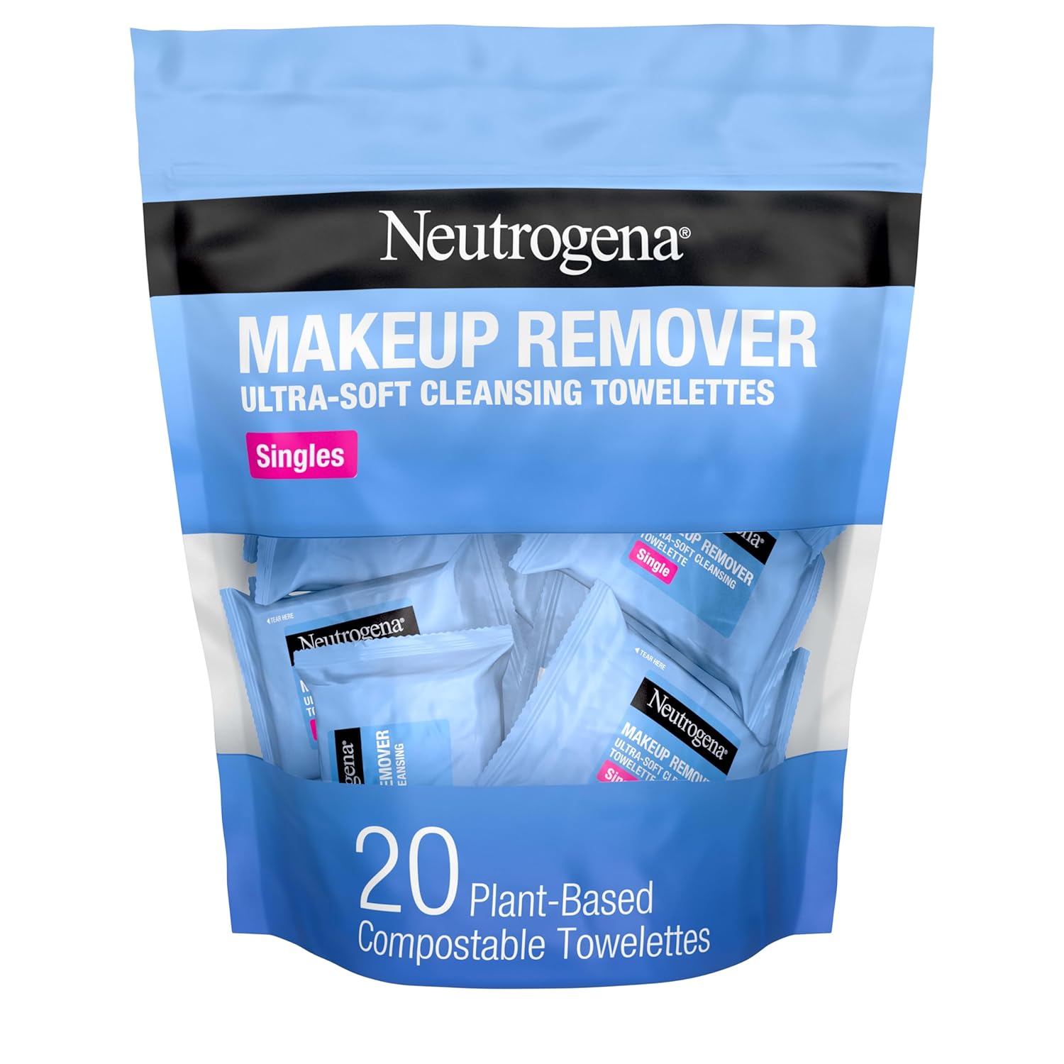 Neutrogena Makeup Remover Cleansing Towelettes, 20 Ct
