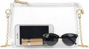 Lorbro Clear Crossbody Purse – Stadium Concert Bag