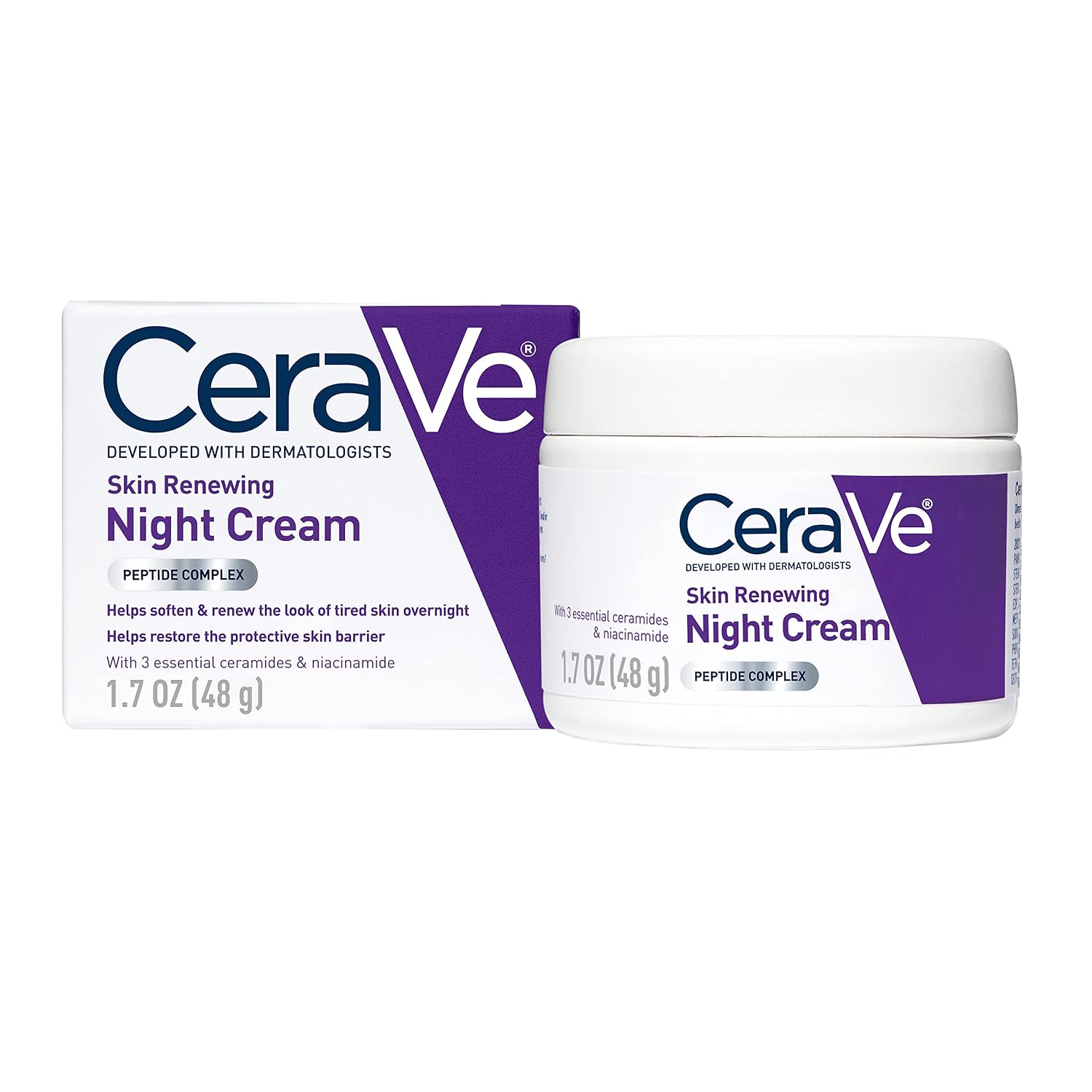 CeraVe Skin Renewing Night Cream, 1.7 oz