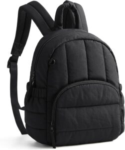 BAGSMART Mini Quilted Puffer Backpack – Water-Resistant