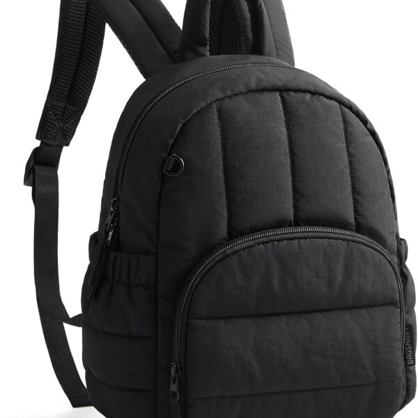 BAGSMART Mini Quilted Puffer Backpack – Water-Resistant