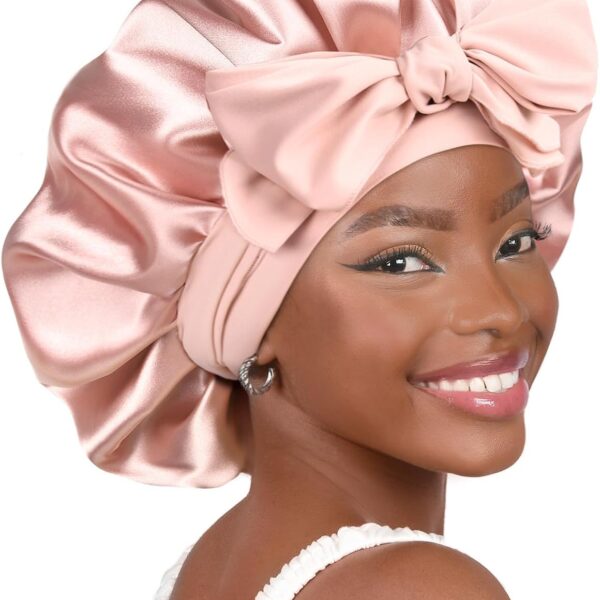 YANIBEST Adjustable Silk Bonnet for Sleeping