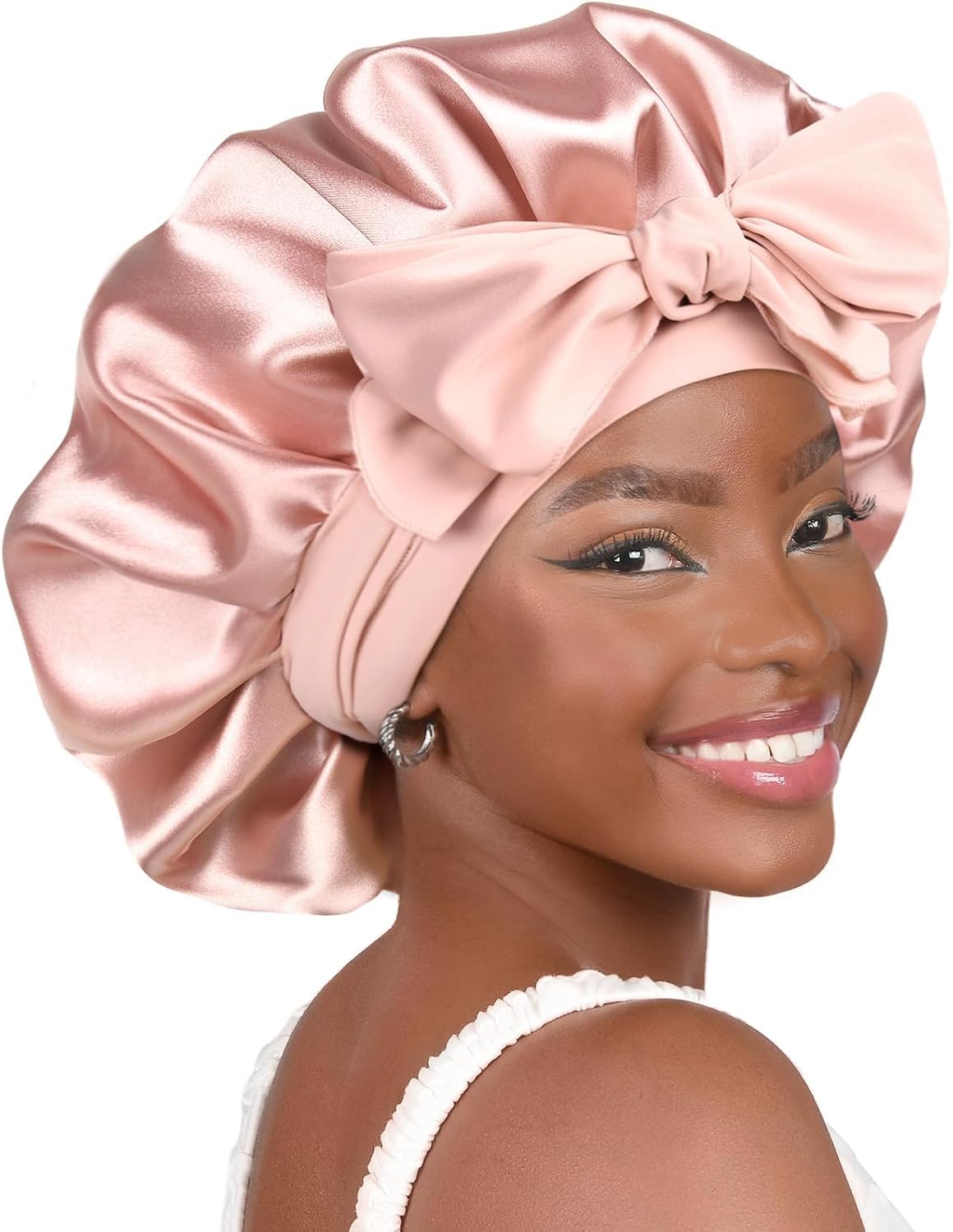 YANIBEST Adjustable Silk Bonnet for Sleeping
