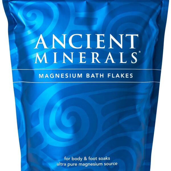 Ancient Minerals Magnesium Bath Flakes – 8 lb