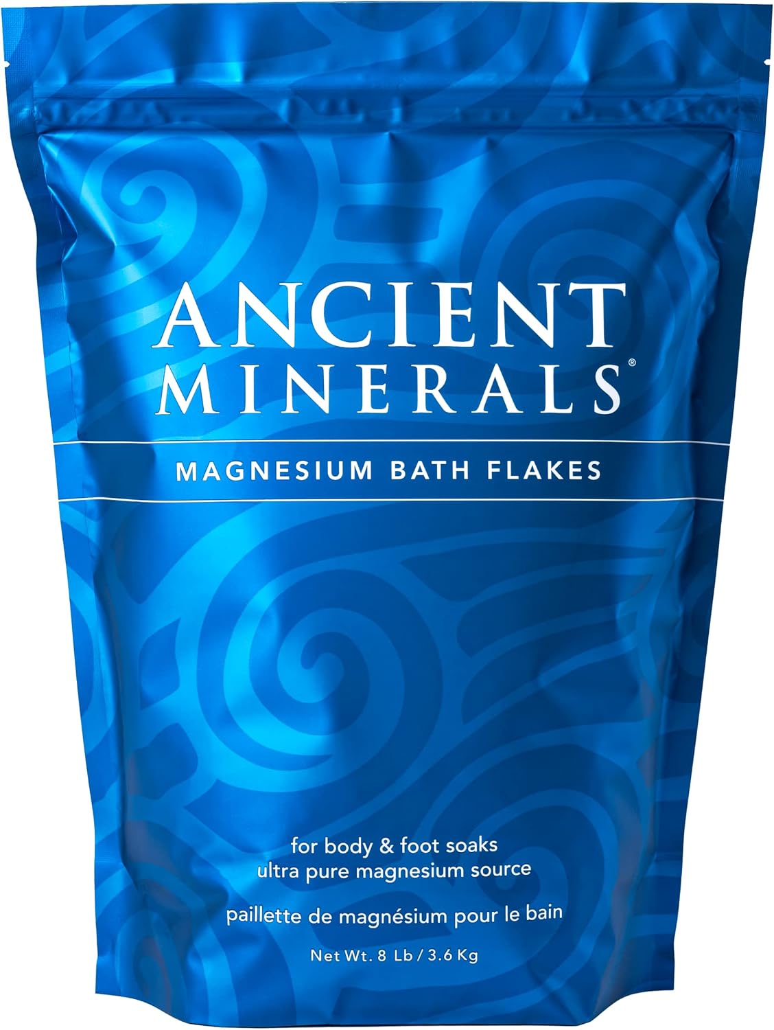 Ancient Minerals Magnesium Bath Flakes – 8 lb
