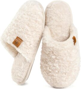 EverFoams Women’s Cozy Memory Foam House Slippers