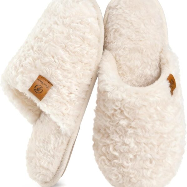 EverFoams Women’s Cozy Memory Foam House Slippers