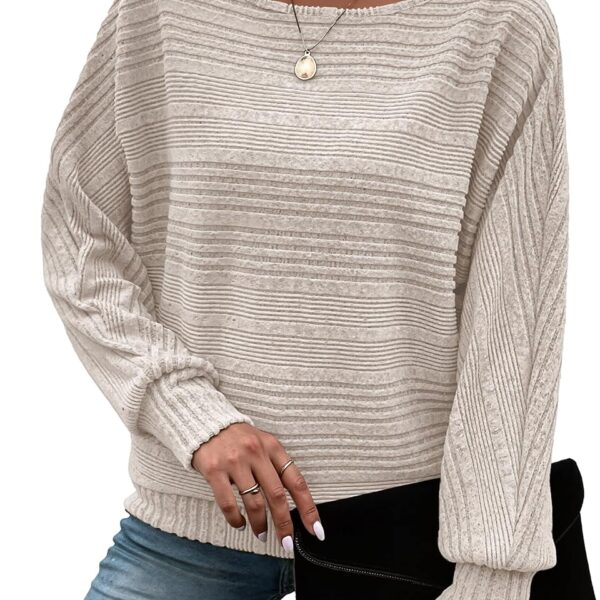 RICHSTORY Women’s Batwing Sleeve Tunic Sweater