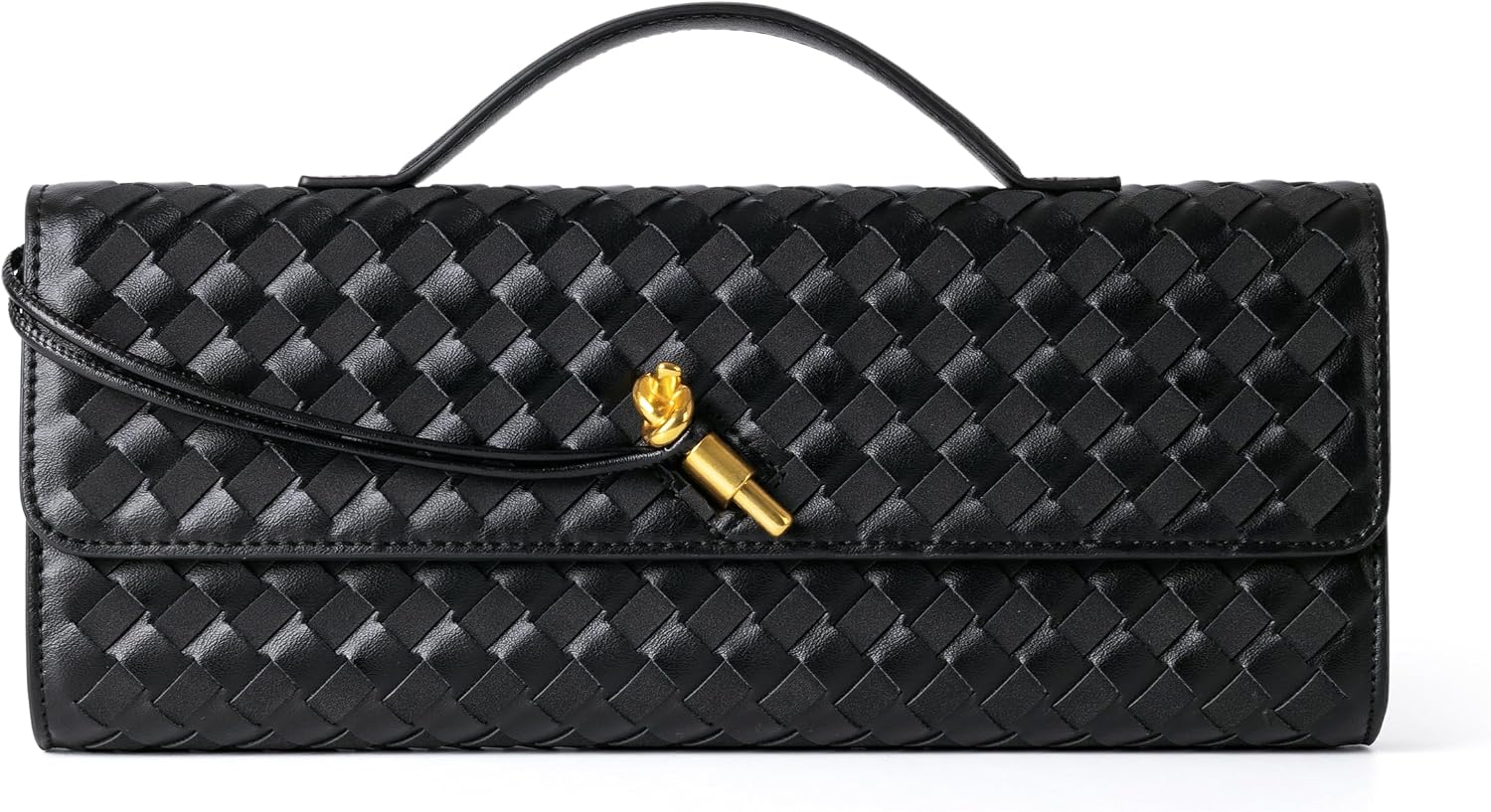 Joryin Woven Evening Clutch – Leather & Suede Crossbody
