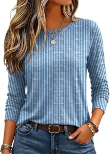 Zeagoo Women’s Casual Long Sleeve Basic Tee