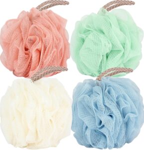 Fu Store Loofah Sponge Set – 4 Pack Bath Sponges