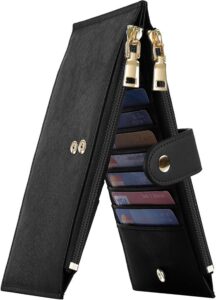 Travelambo RFID Bifold Wallet for Women – Zipper Pocket