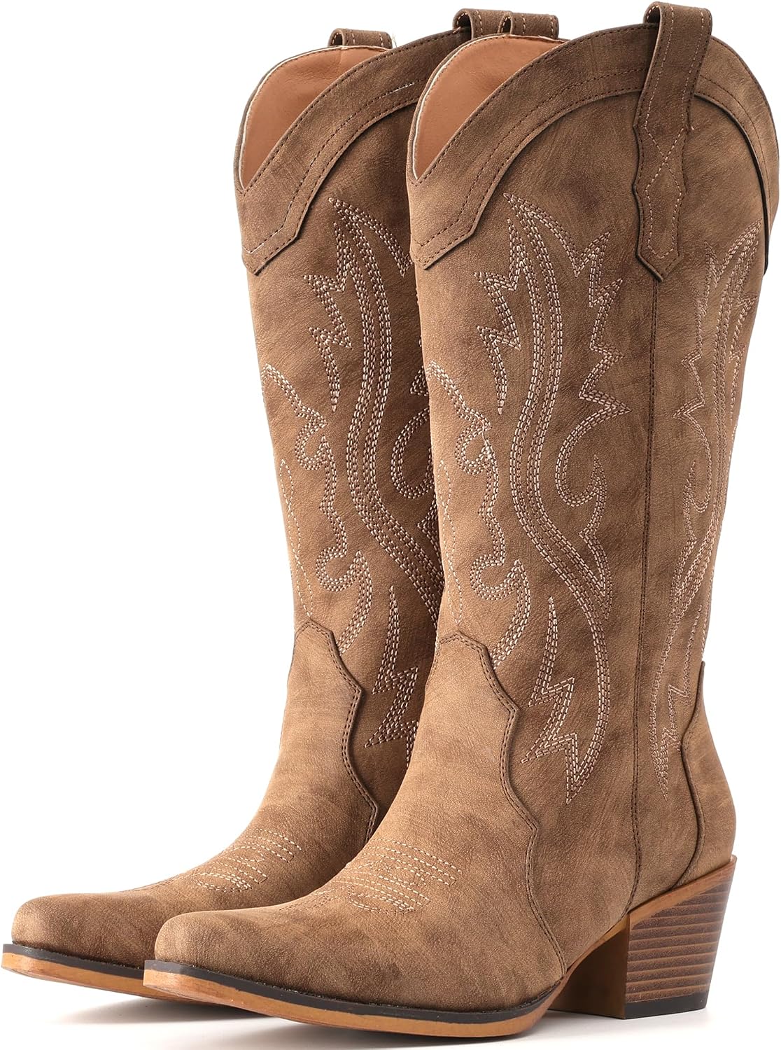 IUV Women’s Western Cowboy Boots, Mid-Calf